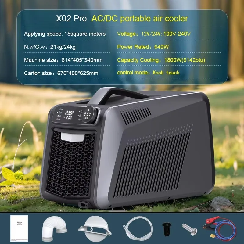 Portable air Cooler with Cooling Dehumidifier for Room Office Tents Using Mobile air Conditioning