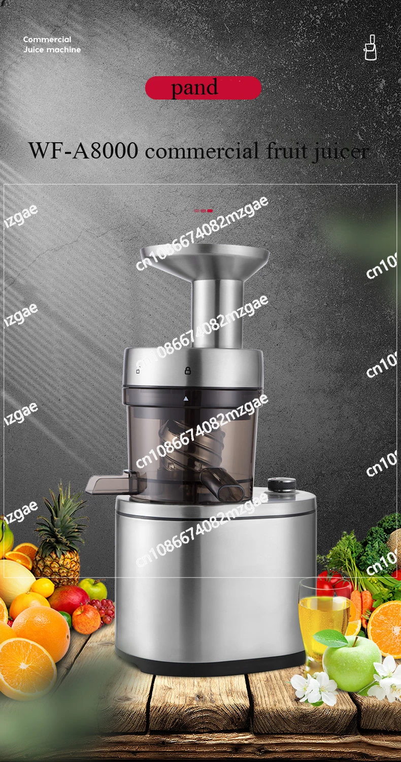 Commercial Slow Juicer Cheap Price, Vegetable Fruit Masticating Juicer Machine for Juice Shop and Home Business
