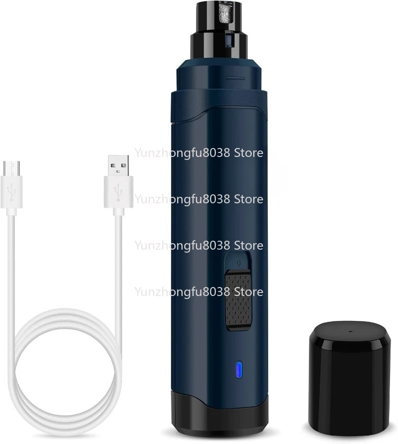 Professional 2-Speed Electric Rechargeable Pet Nail Trimmer Painless Paws Grooming & Smoothing for Dogs & Cats