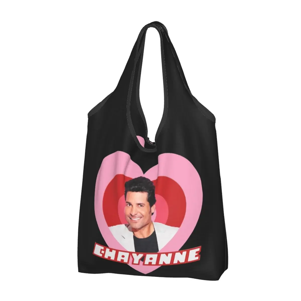 Chayanne Is A Powerpuff Girl Portable Tote Shopping Bags Reusable Shopper Bag Grocery Handbag Shoulder Bag