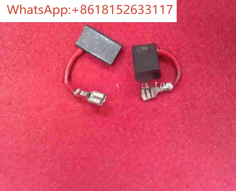 2 قطعة فرشاة الكربون الأصلية لآلة القطع المائلة DW718 منشار الألومنيوم ، قطع غيار أصلية للأدوات الكهربائية