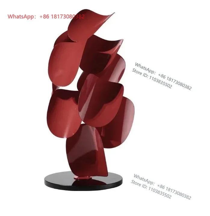 Abstract metal art ornaments for office decoration, model rooms, sales offices, living rooms, foyer crafts, high-end gifts