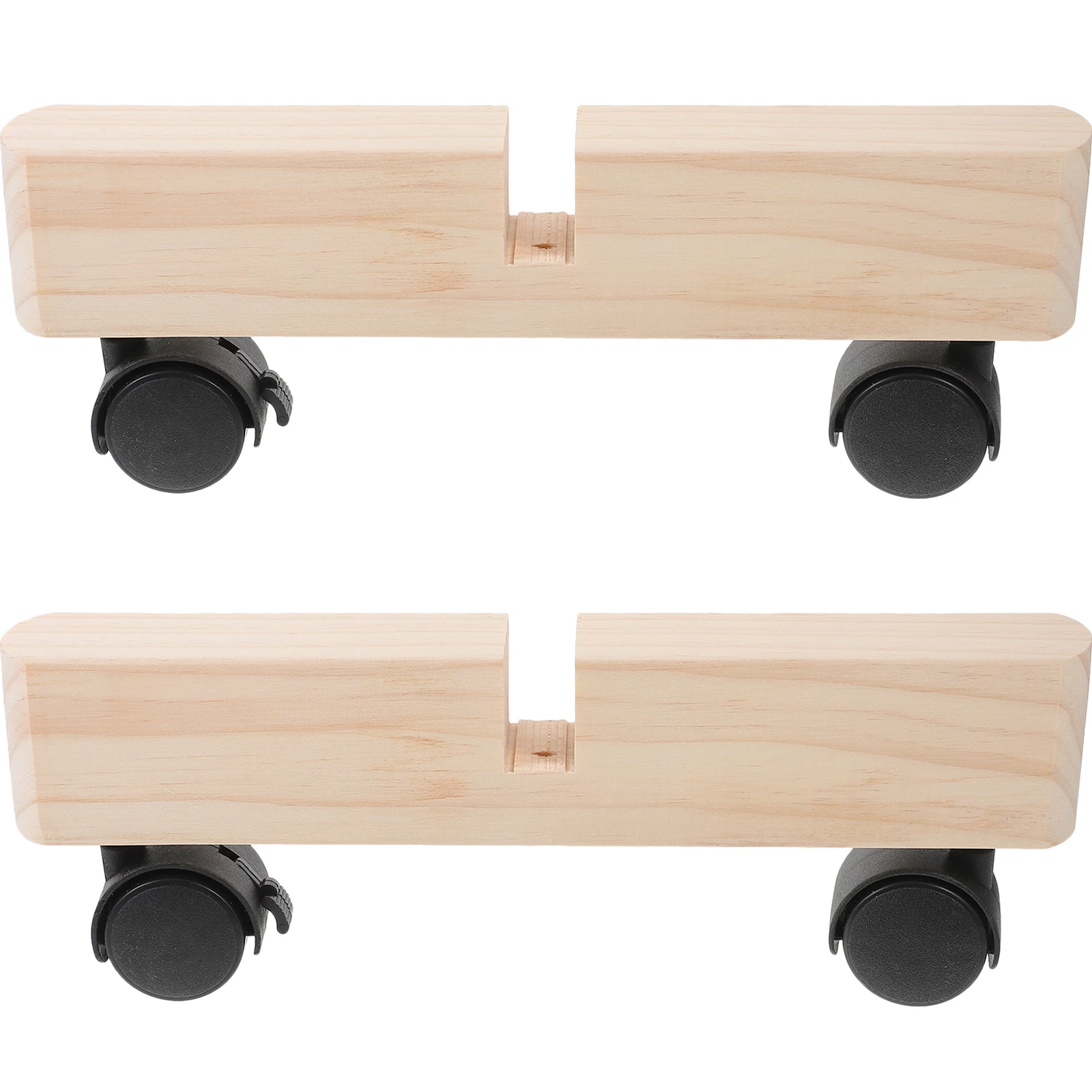 

2Pcs Room Divider Stand Base Wear-Resistant Thickened Wood Material for Libraries Computer Rooms Screen Divider Base