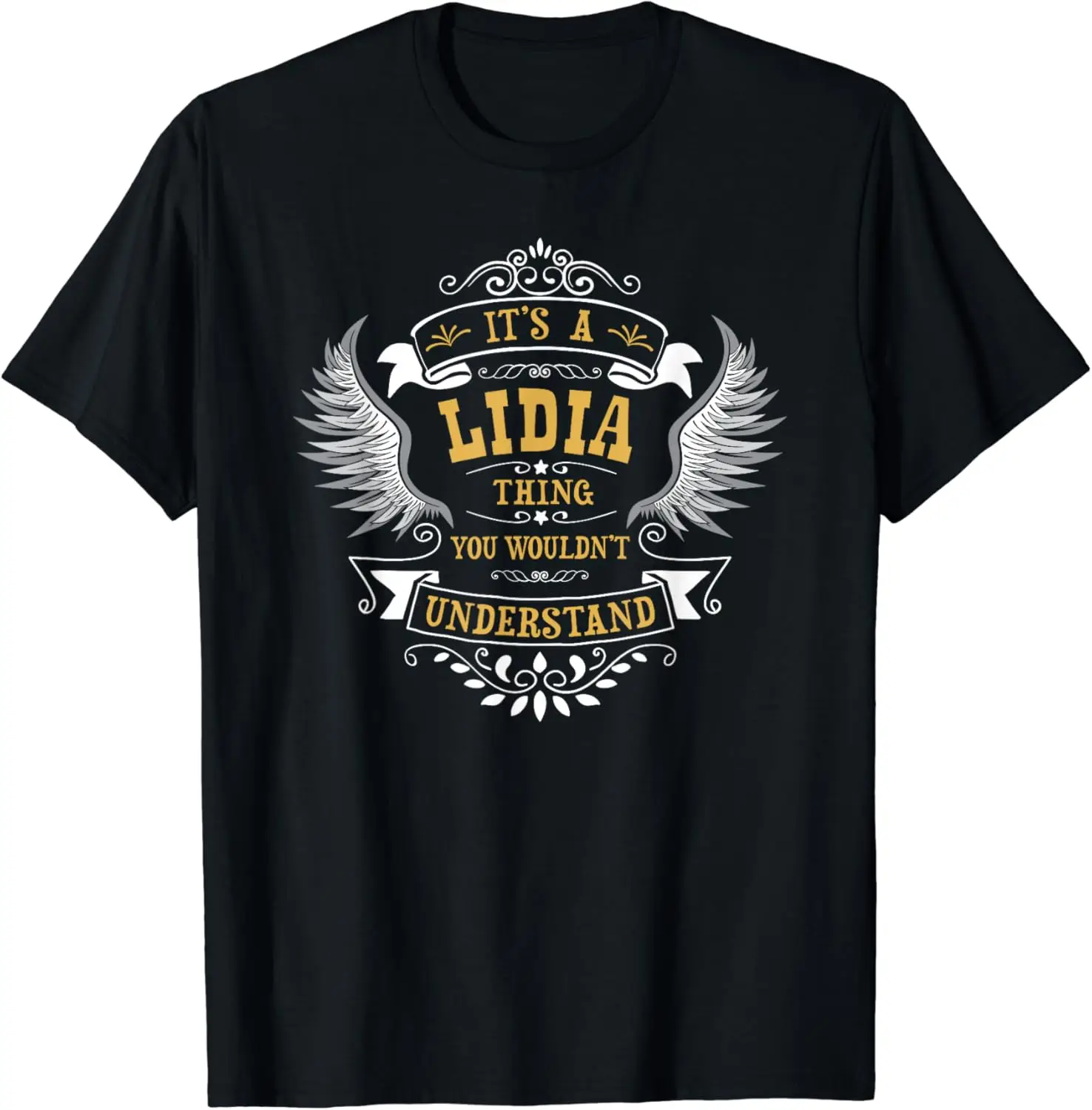 

Personalized Birthday Idea For Person Named Lidia T-Shirt