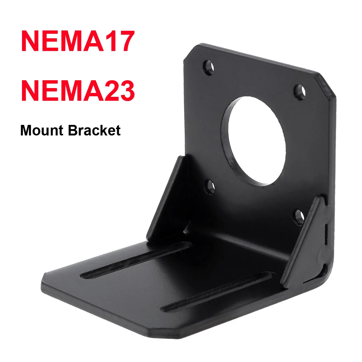 

57 Stepper NEMA23 42 Stepper NEMA17 Motor Mount Bracket L Shaped Mounting Metal Base Holder Mount Accessories Tools