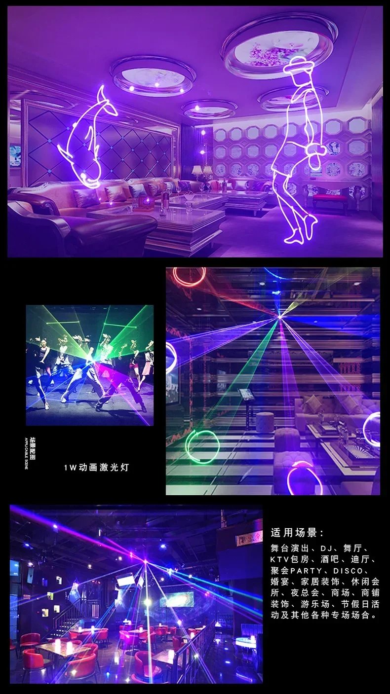 2026 Party Lights With Pattern Projection And Sound Activated, RGB Colored Strobe Stage Lighting For Parties Indoor Dance Birthd