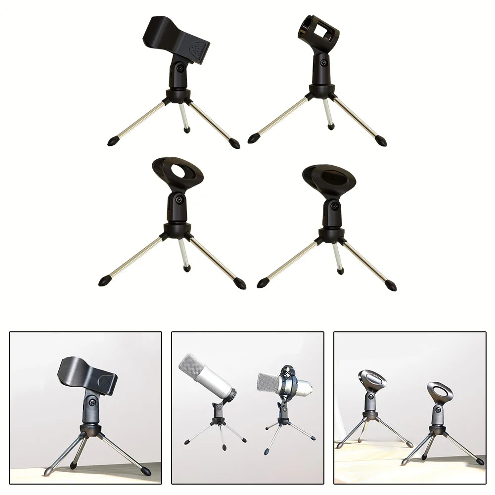 

Desktop Microphone Tripod Stand Holder For Computer Video Recording Portable Microphone Stand Microphone Accessories