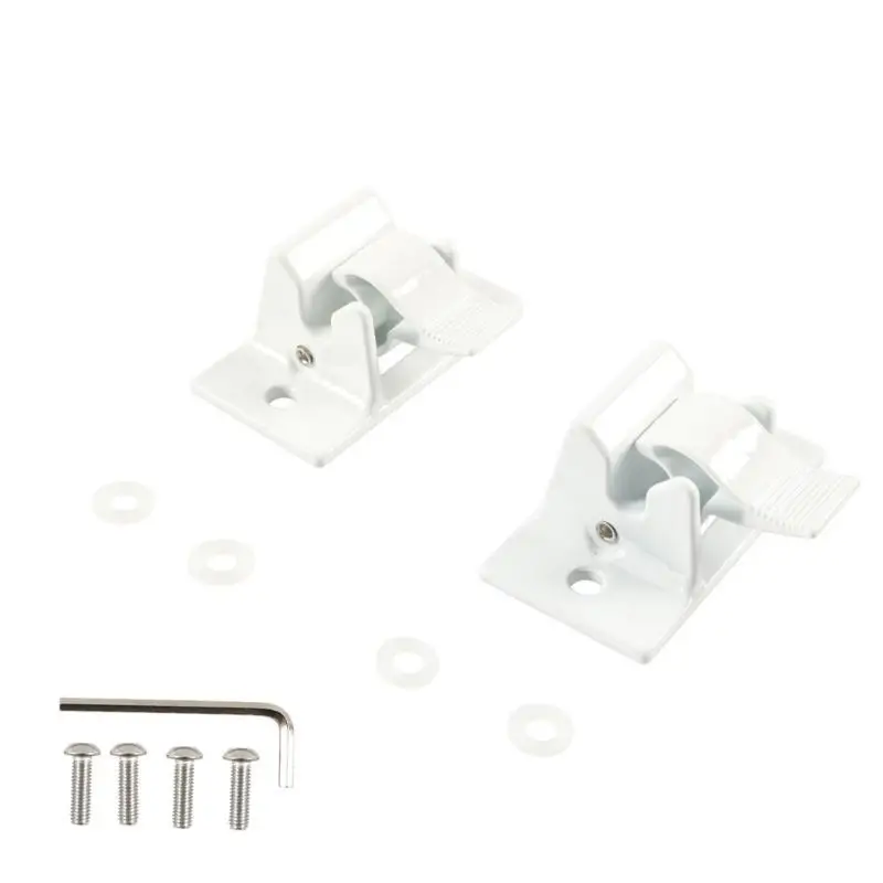 

31BC 1/2pcs Trailer Awning Arm Replacement Gray Bottom Brackets Lower Awning Arm Bracket Trailer Accessories for Easy Setup