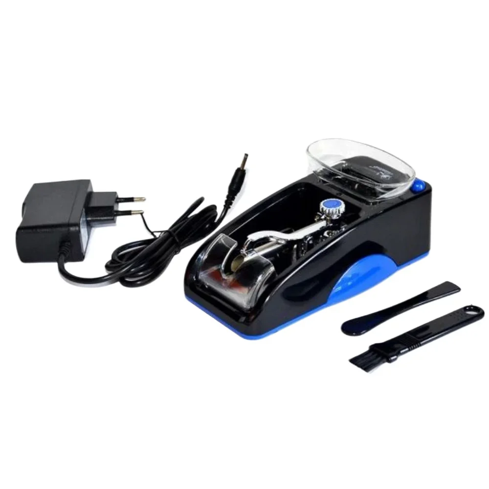

Cigarette Maker Electric Automatic Filling 6.5/8mm Caliber Cigar Roller Tobacco Rolling Machine EU US Plug Smoking Accessories