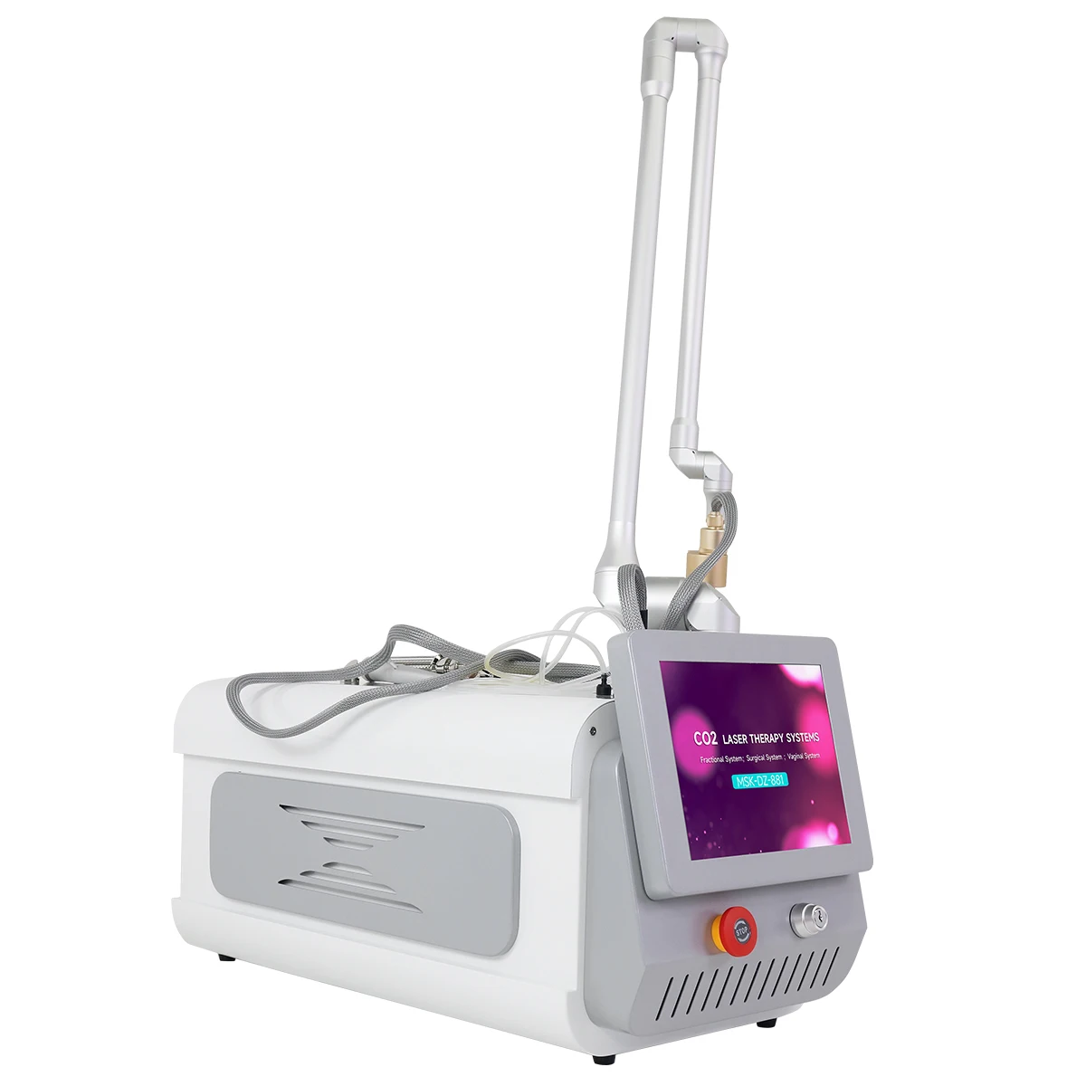 Professionelle CO2-Laser-Narbenentfernungsmaschine Fraktionierte Lasermaschine zur Hautverjüngung Faltenentfernung und Pigmentbehandlung – Detail 10