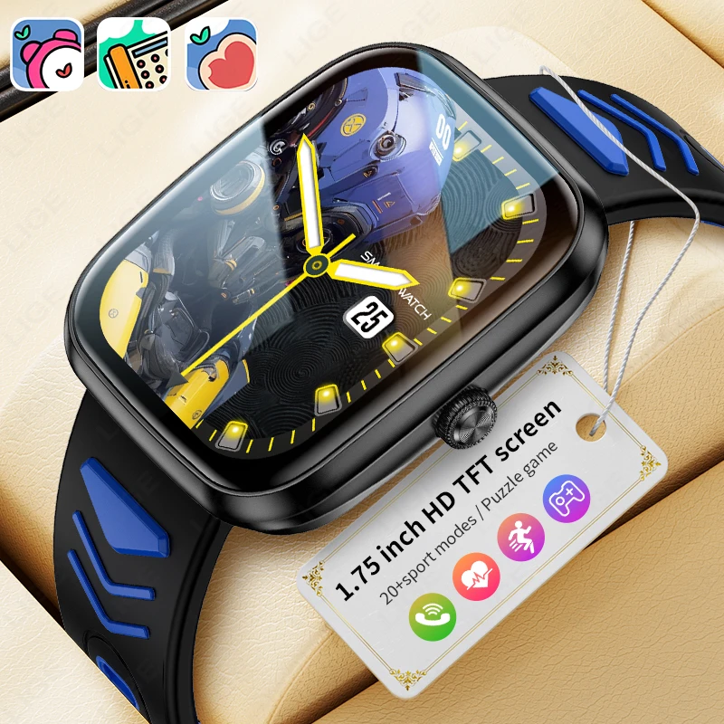

Kids Game Smart Watch with Puzzle Games Full Touch Screen Watch Alarm Clock Toy for Children Student Birthday Gift for Boys Girl