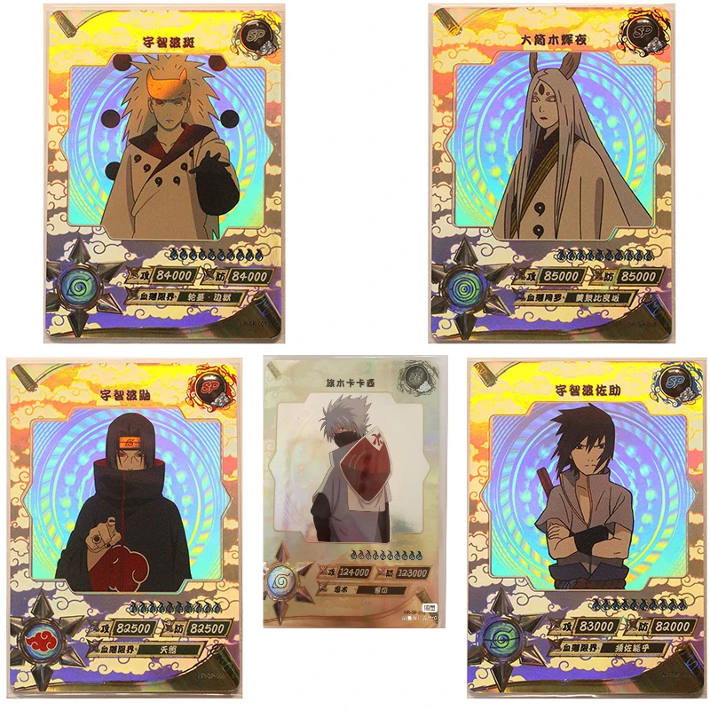 

Naruto Super Rare Limited SP Card holder Uchiha Sasuke anime characters game collection card children's board game toys Gift