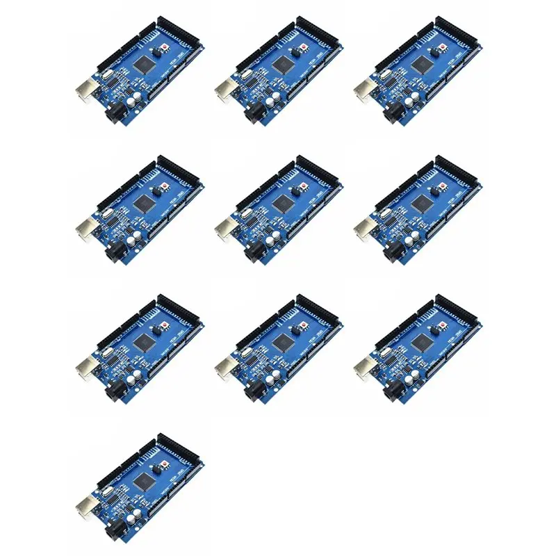 10X MEGA2560 MEGA 2560 Atmega2560-16AU CH340G AVR USB Board Development Board MEGA2560 For Arduino-Y47A