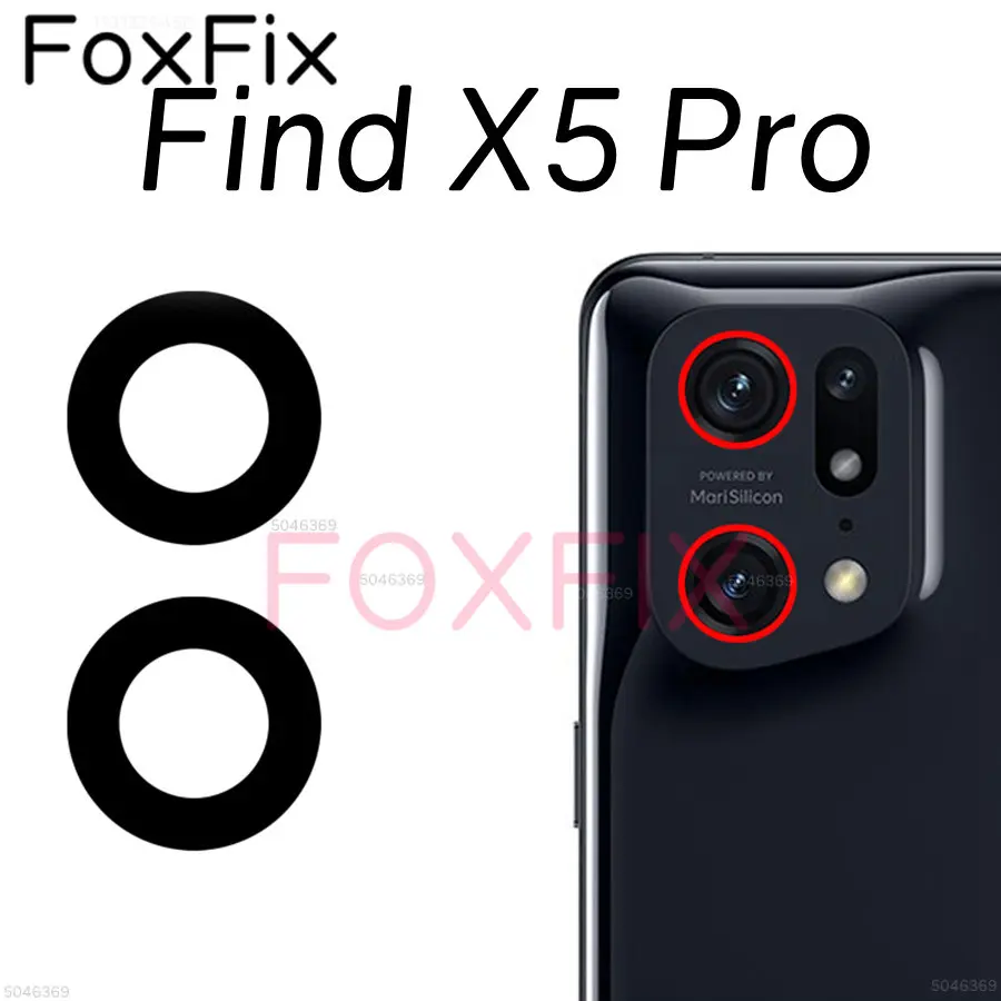 Rear Back Camera Glass Lens For OPPO Find X5 Pro Replacement CPH2307 CPH2305 PFFM10 PFEM10 PFFM20