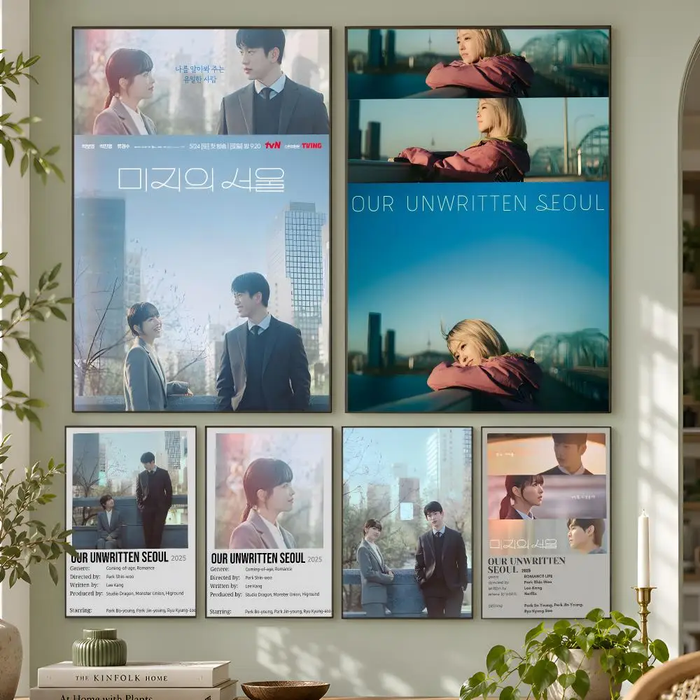 Hot Kdrama Our Unwritten Seoul Poster Wall Art Home Decor Living Room Bedroom Office Dorm Apartment Gift