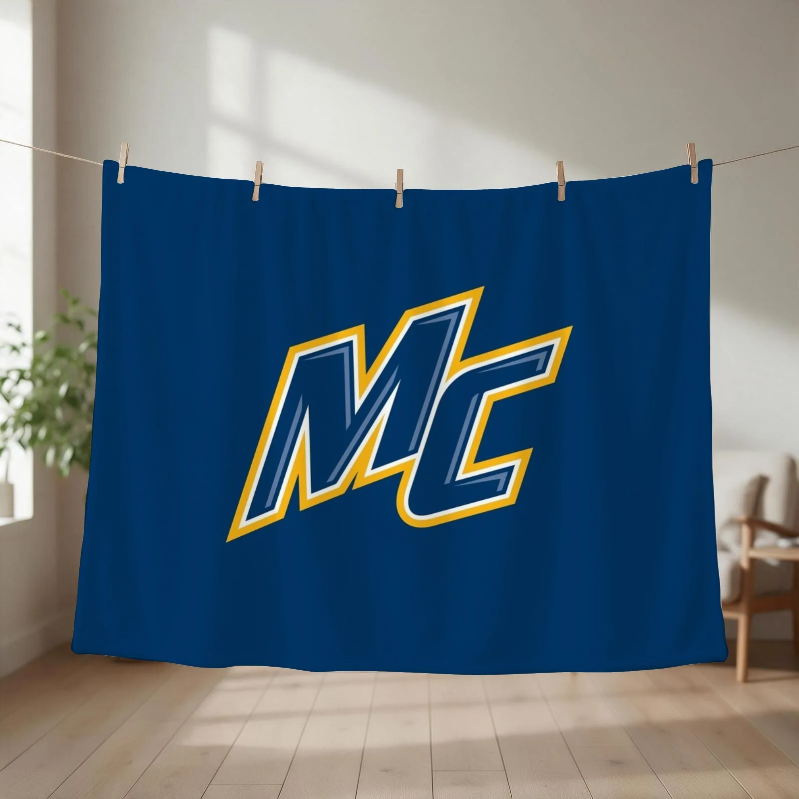 Merrimack Warriors Throw Blanket Luxury St Custom blankets ands christmas gifts Blankets