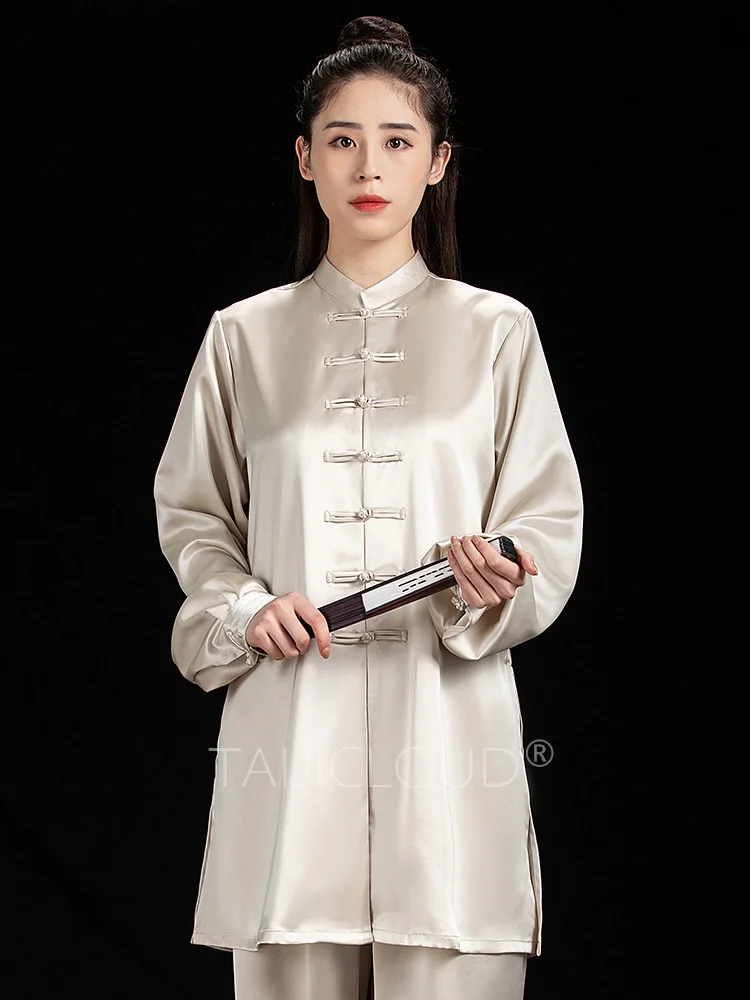 

Traditional Chinese Tai Chi Practice Suit for Men, Martial Arts Performances, Morning Practice