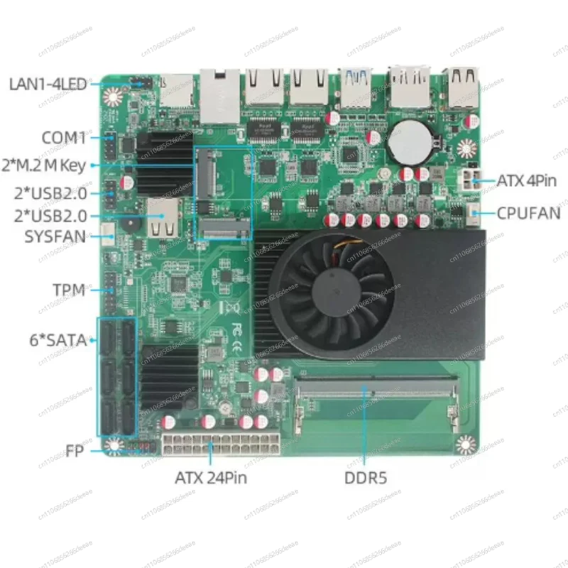 Placa-mãe MW-N100-NAS com CPU  - Nas Motherboard N100 6 Sata avaliação e preço