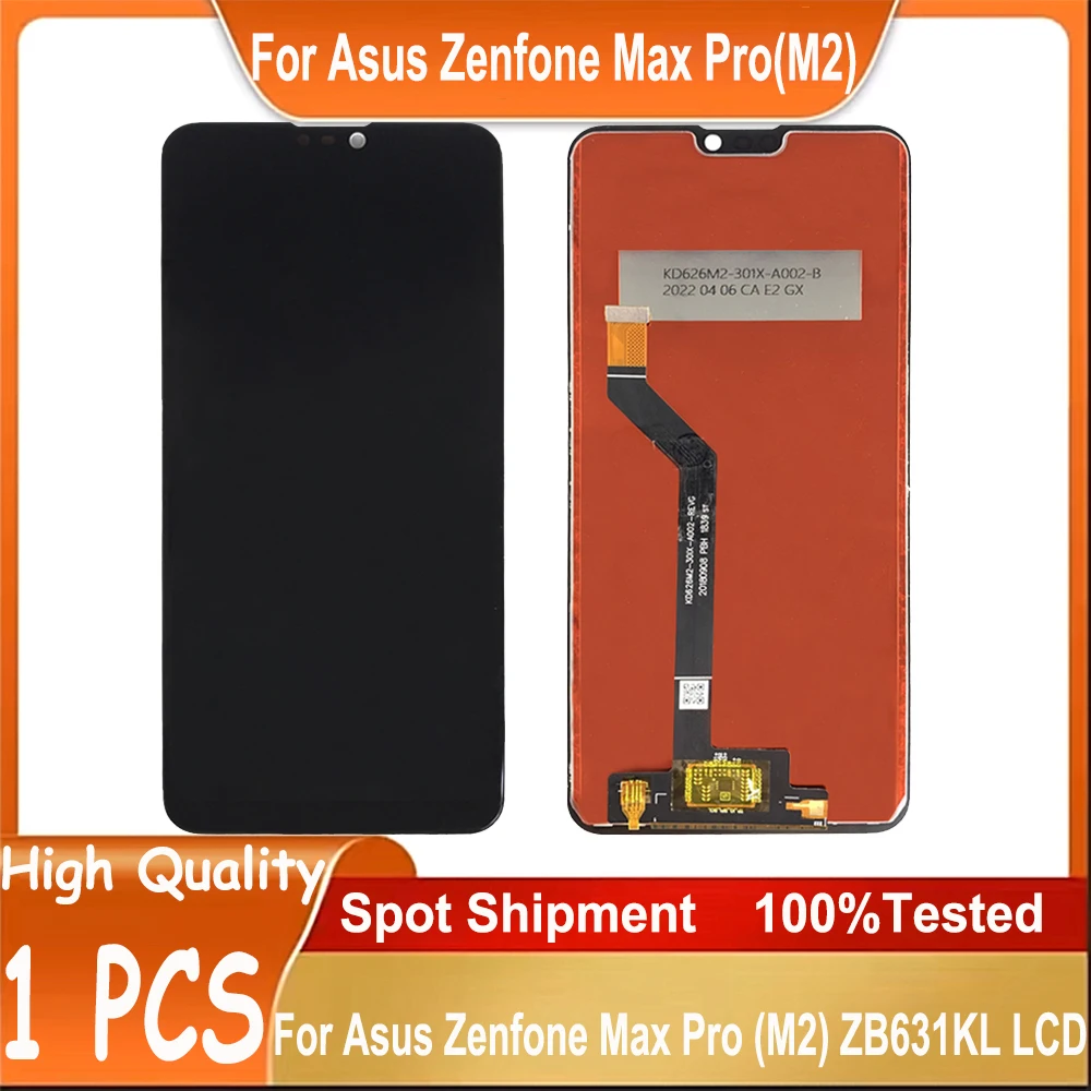 100% тест, новый ЖК-дисплей для Asus Zenfone Max Pro M2 ZB631KL, сменный сенсорный экран ZB631KL, дигитайзер экрана в сборе