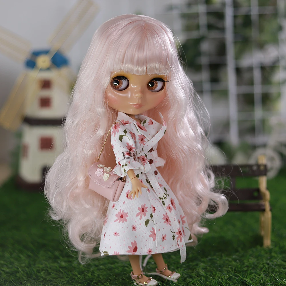 ICY DBS 블라이스 인형 bjd 관절 바디, 화이트 블랙 스킨 기질 스커트, 캐주얼 스포츠 스커트, 1/6 장난감, 소녀 선물, 애니메이션 SD, 30 cm