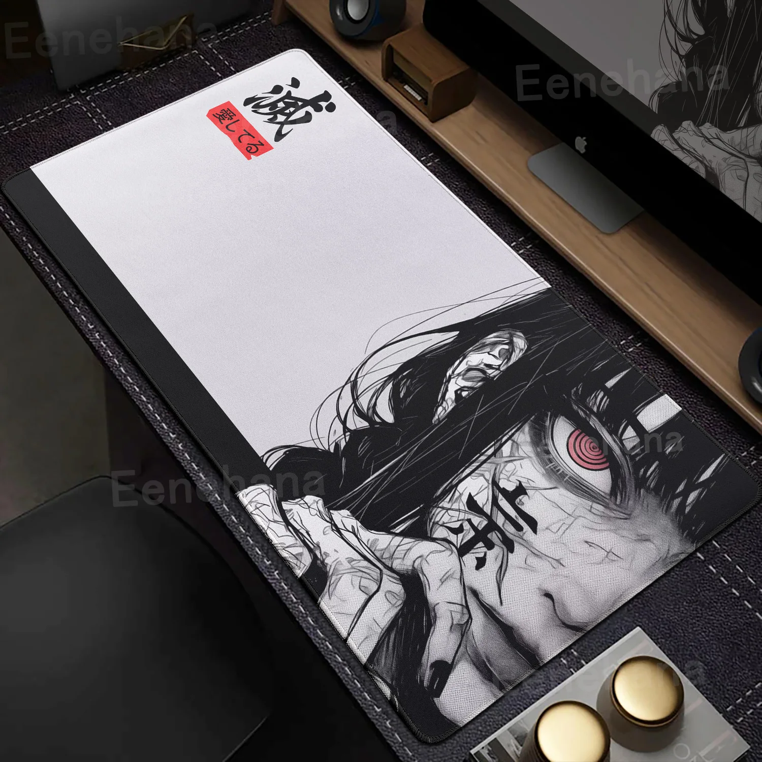 Art Makima Comic Black & White - Desk Setup Dark บทวิจารณ์และราคา