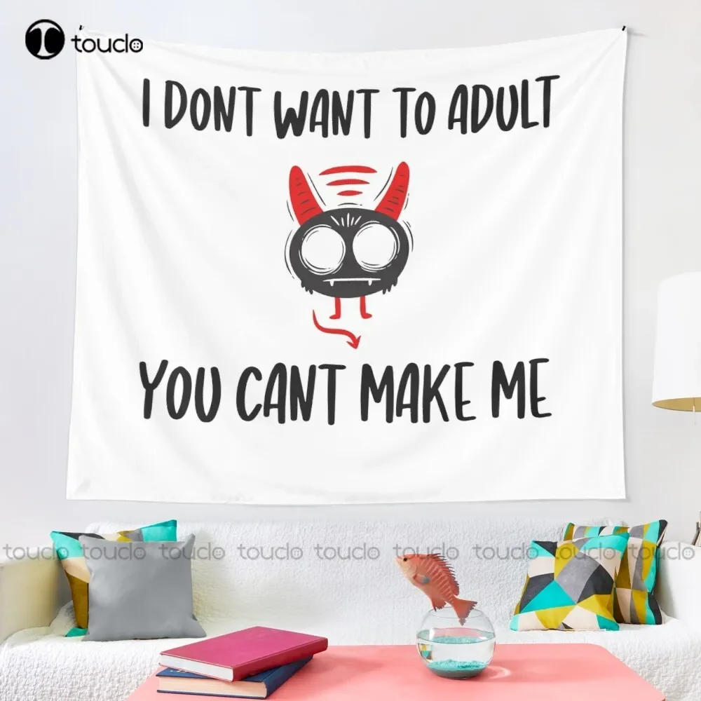 Copy Of Adulting Would Not Recommend Tapestry Tapestry Wall Decor Blanket Tapestry Bedroom Bedspread Decoration Background Wall