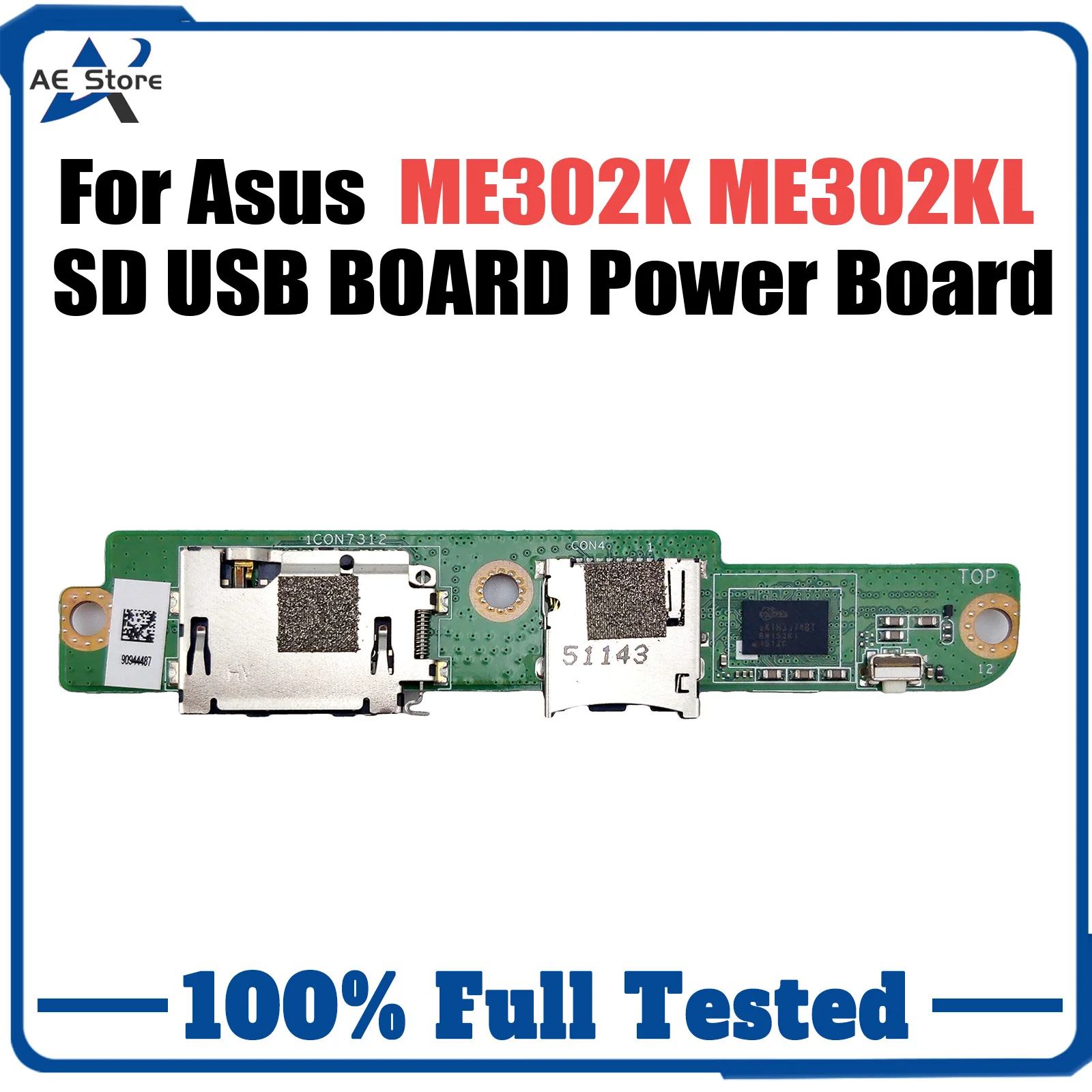 

For Asus ME302K ME302KL K005 TF SD USB BOARD Power Board ME302KL_SUB 100% Tested Fast Ship