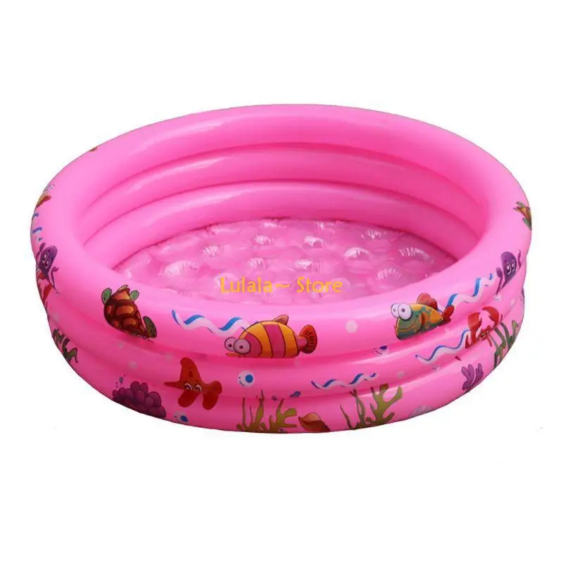 Y4QA 1 Set Baby Infants Inflatable Swimming Pool Kids Round Safety Swim Pool for Kids