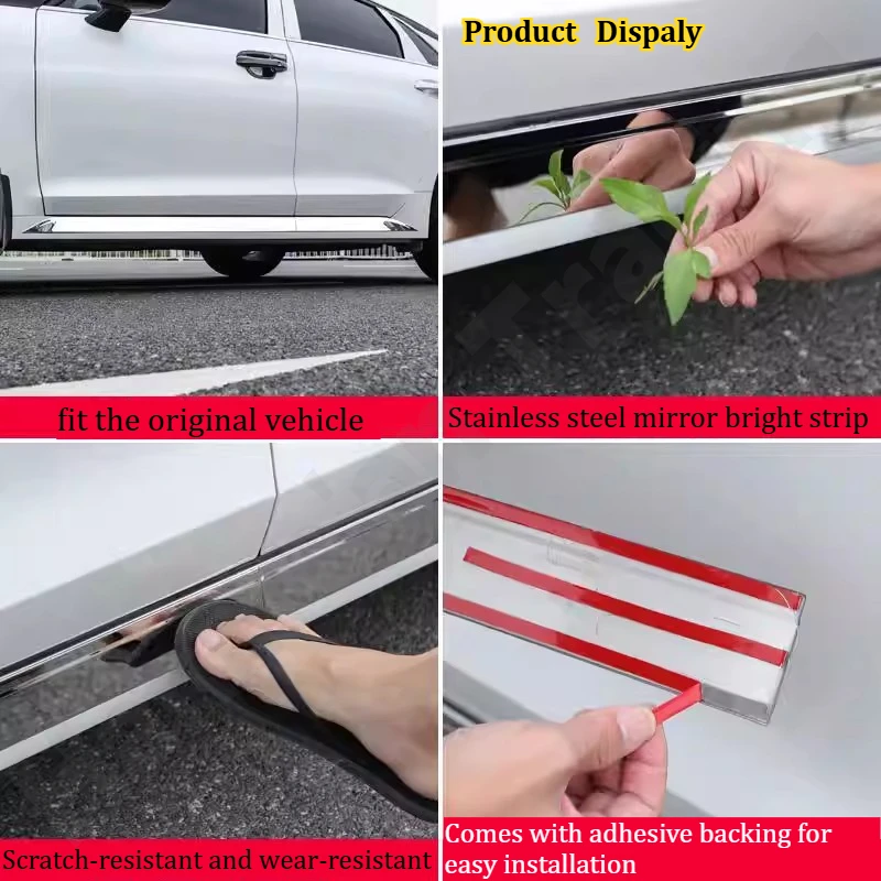 for ‌Kia Optima/K5 2020 2021 Car body decorative strip/stainless steel door edge strip/modified exterior decorative strip