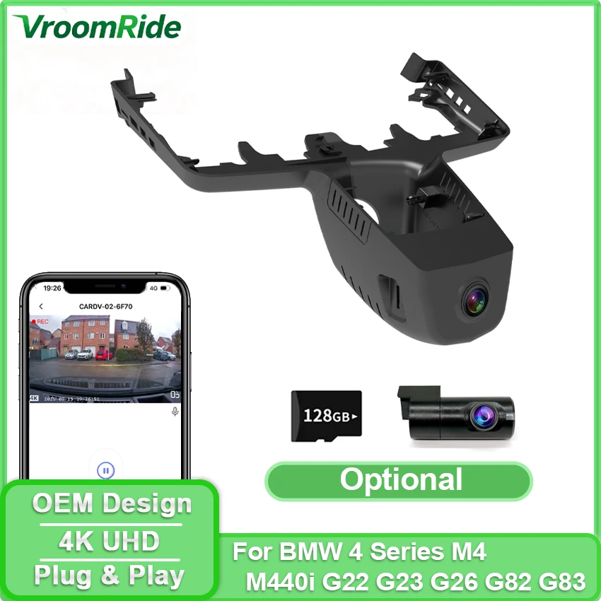 

Оригинальный видеорегистратор OEM для BMW 4 серии M4 M440i G22 G23 G26 G82 G83 2020~2024, автомобильная камера для 8 серии G14-G16 и M8 F91-F93 2019~2025