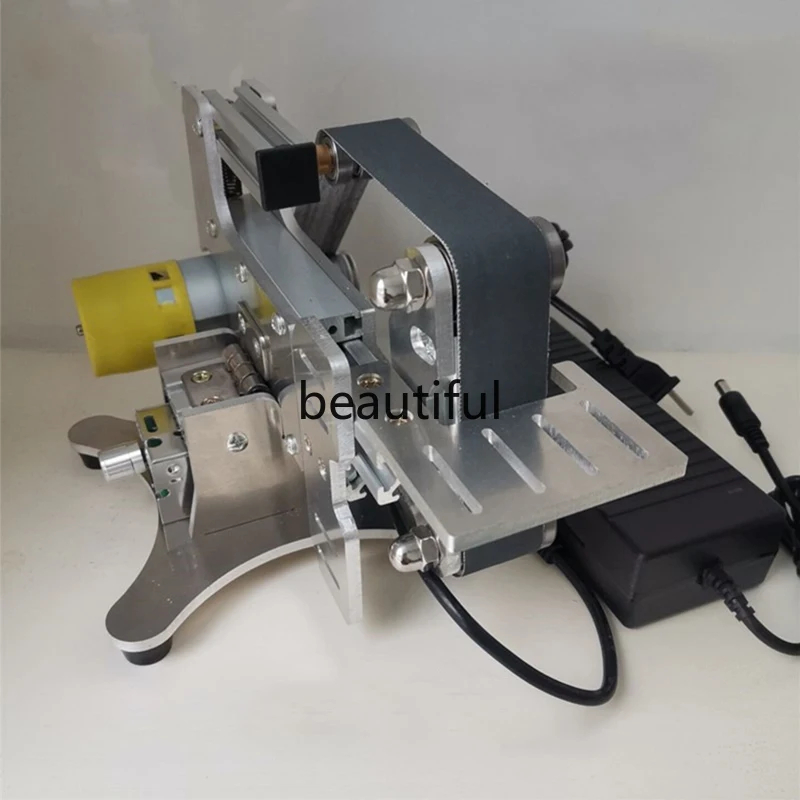 Multifunctional Mini Belt Machine DIY Polishing Grinding Machine Desktop Household Electric Belt Rack Tool 180W