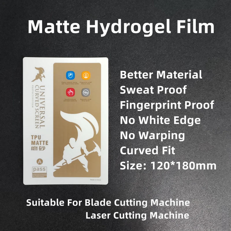 50pcs TPU HD Hydrogel Film For All Phone Protecting Film Cutting Machine Matte/Anti Blue-Ray TPU LCD Screen Protective Hydrogel