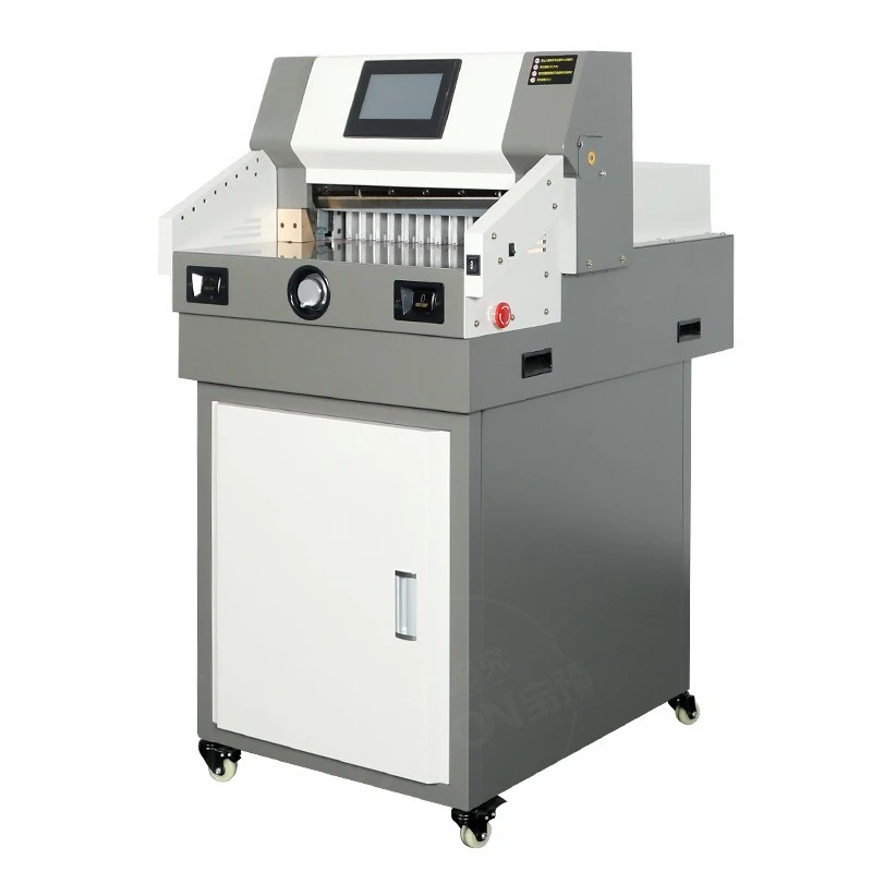 BY460M program-controlled paper cutter, trimmer, automatic paper cutting, graphic store, book business card, tender cutting