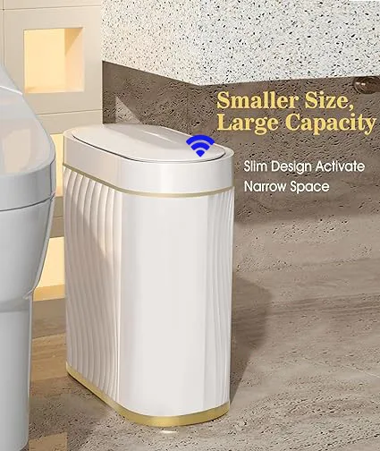 

Automatic Sensor Trash Can Electric Touchless Smart Bin Kitchen Bathroom Waterproof Bucket Garbage With Lid Home Wastebasket 7L