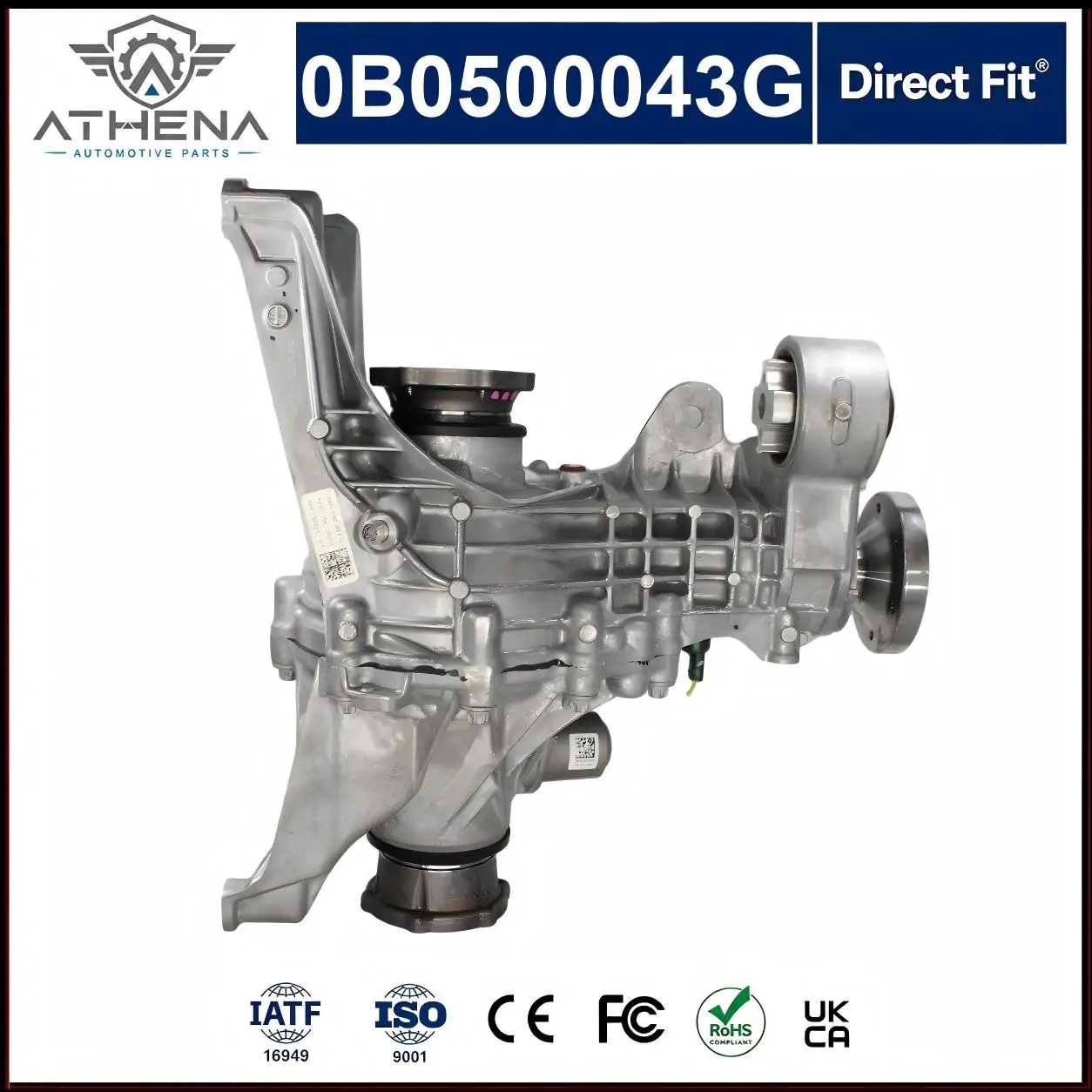0B0500043G Rear Differential 44:10 Fix Gear Noise Vibration AWD Fault For Audi A6 C8 Quattro 0B0500043M 0B0500043R