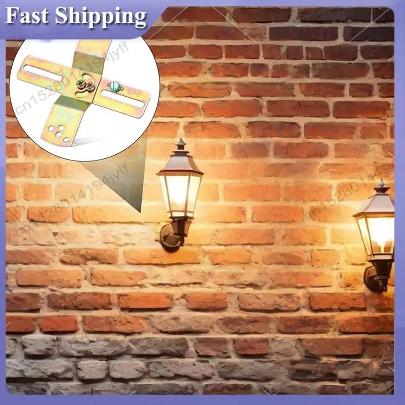 

-ABDH 4 Sets Light Fixture Mounting Bracket,4 Inch Cross-Shaped Mount Bracket Light Crossbar Bracket With Screws