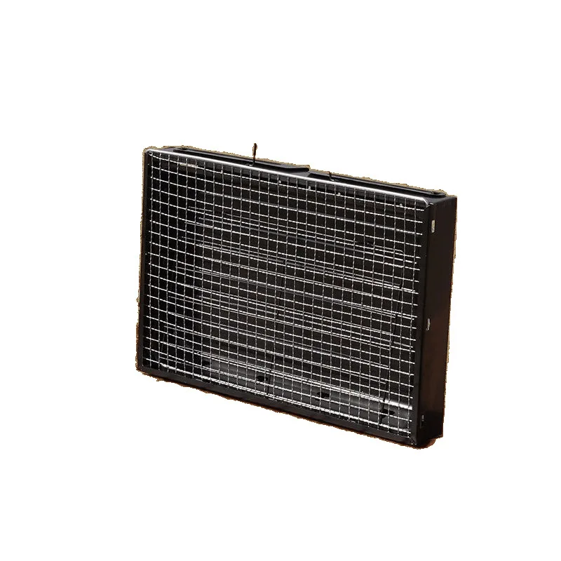 Convient pour l'extérieur ménage Barbecue gril étagère charbon de bois Barbecue pliant pratique ensemble d'outils charbon de bois