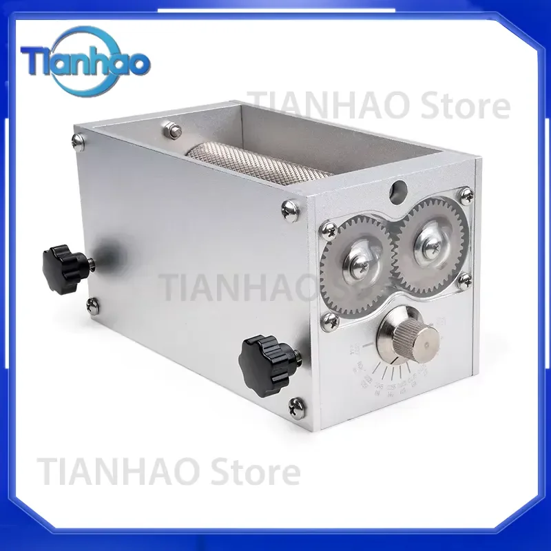 Three-axis Malt Grinder for Home Brewing Electric and Manual Dual-Mode Grinder for Craft Beer Enthusiasts