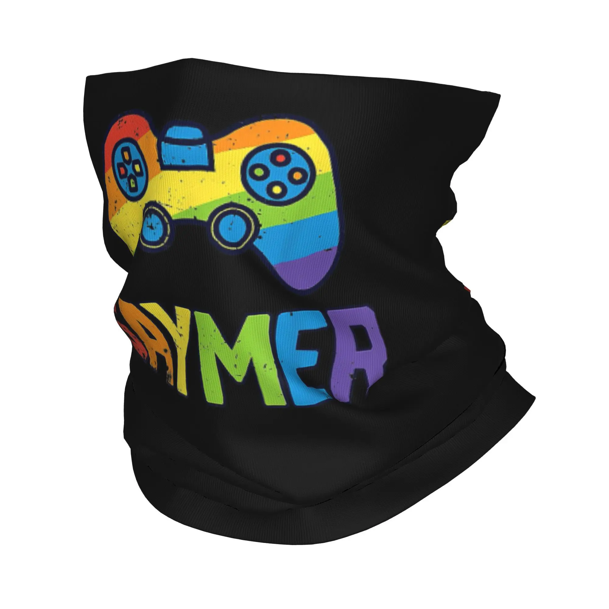 

Gaymer Gamer Gay Pride LGBT Lesbian Rainbow Flag Bandana Neck Cover Printed Face Scarf Warm Balaclava Hiking Fishing Men Women