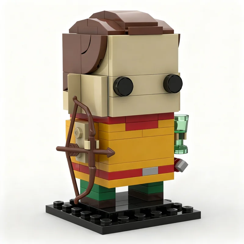 101pcs MOC Brickheadz Hans Capon Kingdom Come Modelbouwspeelgoed Blokken Architectuur Creatief idee Kerstcadeaus Onderwijs