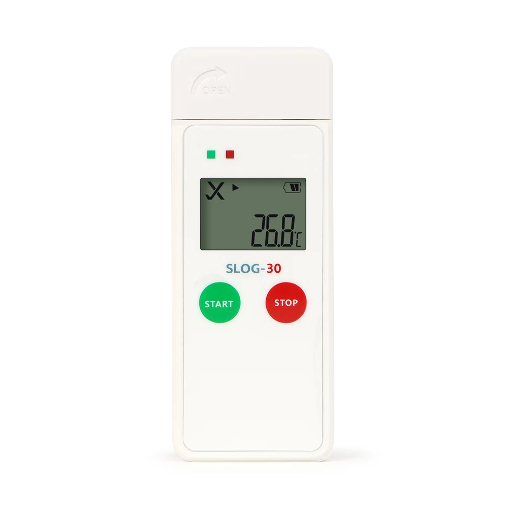 

Reusable USB Temperature Data Logger 65000 Sets Temp Recorder PDF Report Datalogger for Food Medicine Vaccine Cold-chain