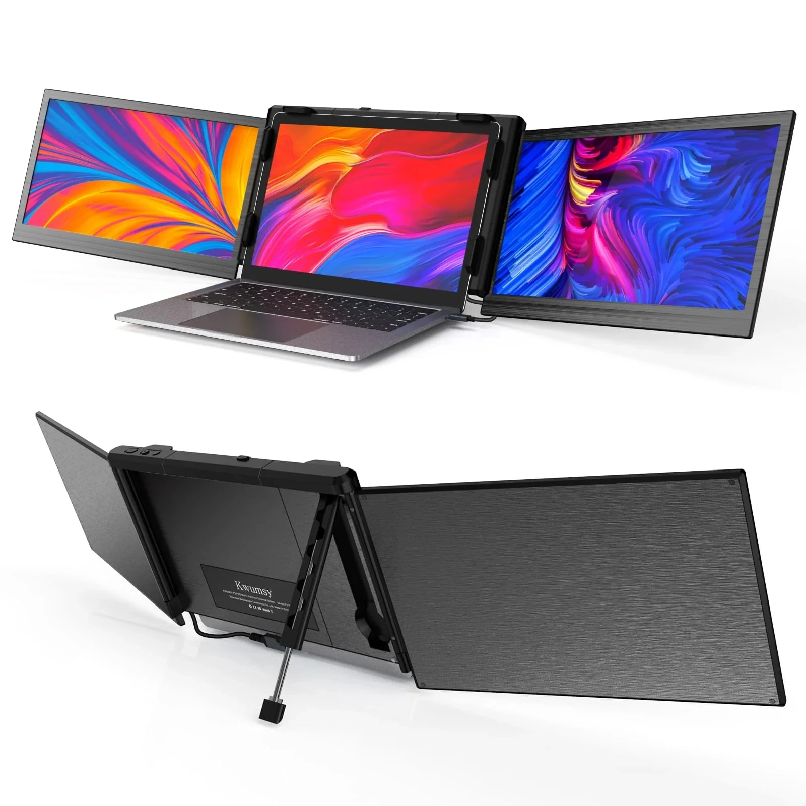 

OFIYAA P2 PRO Triple Portable Monitor for Laptop Screen Extender Three Monitor 13.3'' Extensor De Pantalla Laptop