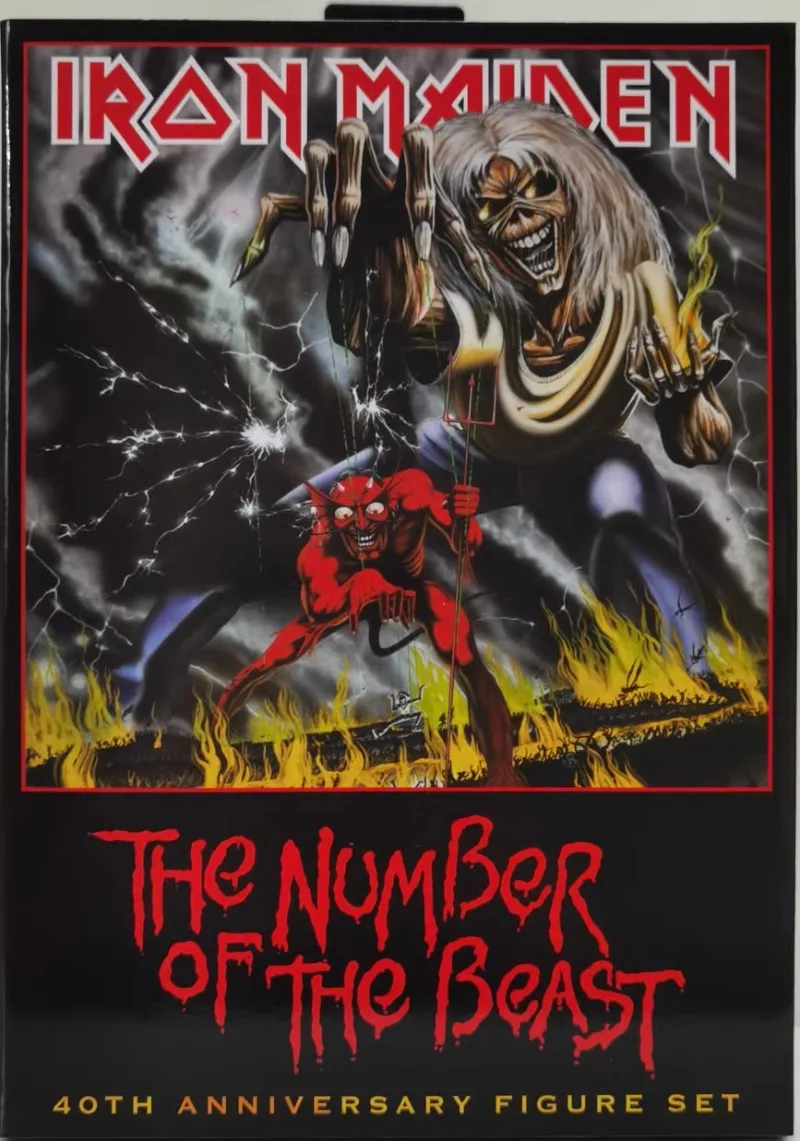 In Stock NECA Original   Eddie The Number of The Beast 40th Anniversary Boys Gift Collection