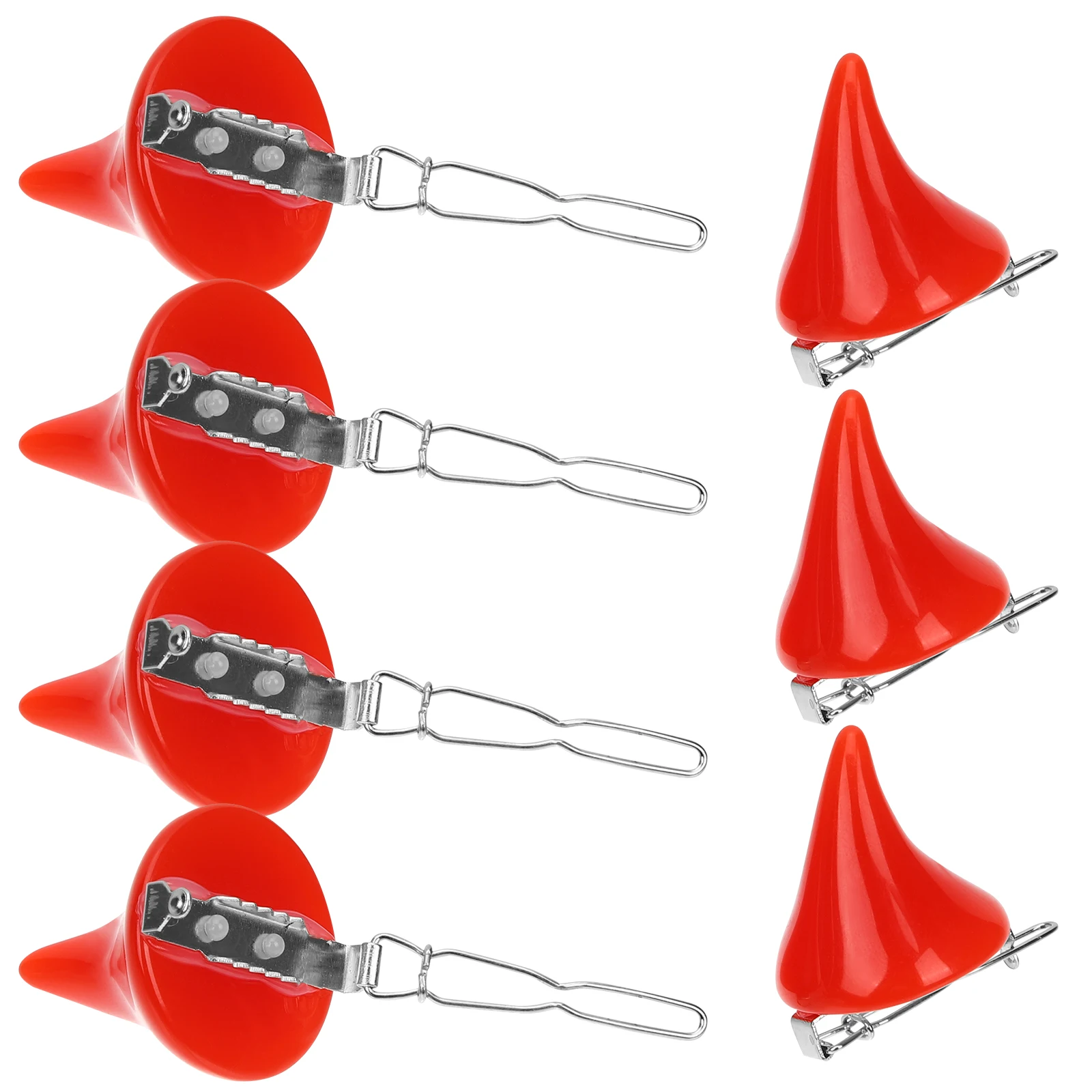 

10pcs Horn Hairpin Girls Barrette Halloween Women Kids Party Metal Resin Hair Clip Props Costumes Accessories