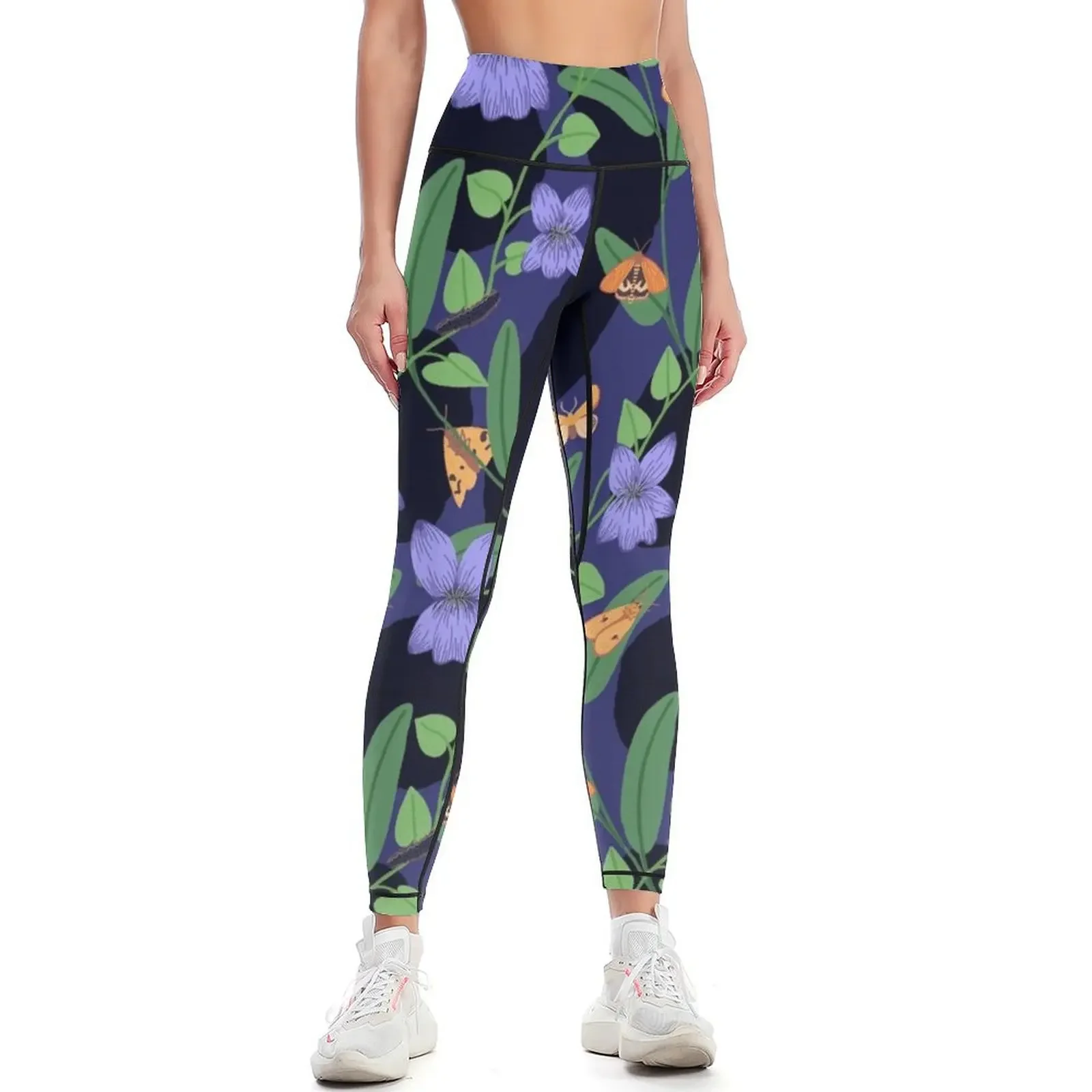 

Clouded Buff Moth Pattern Leggings exercise clothing for sporty woman push up Womens Leggings