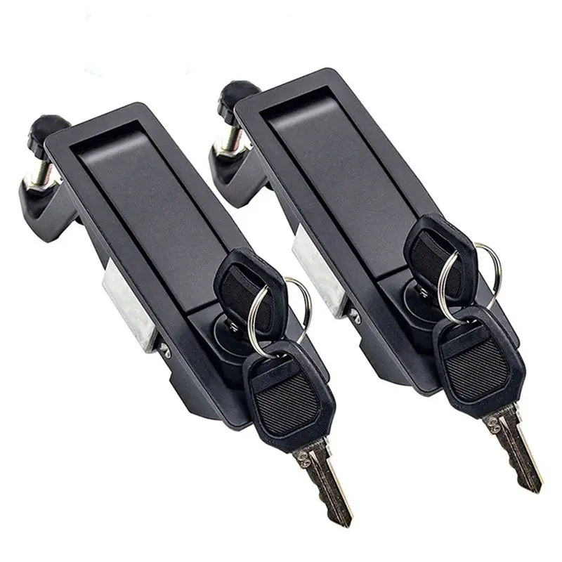 AASS-30PCS Compression Latch Flush Lever Latch Lock For Marine Car RV Door Hand Lock Adjustable Lever Latches Thickness:1-5Mm