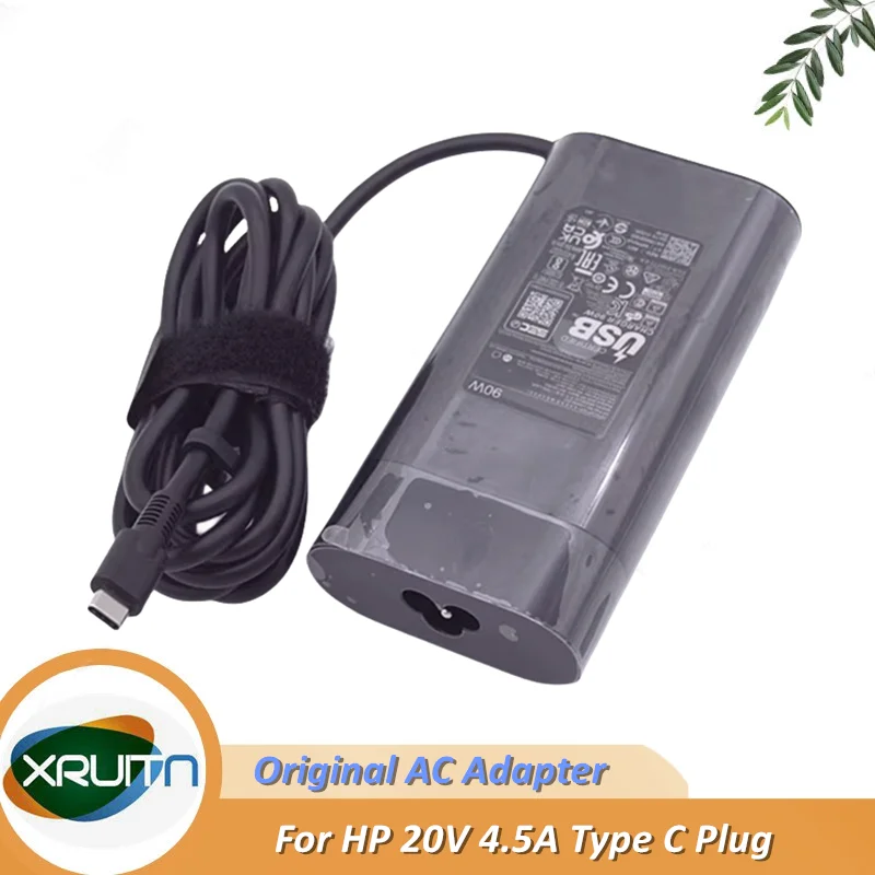 

Original OEM TPN-LA26 TPN-DA08 Type-C 904144-850 AC Adapter For HP X360 15 HSA-Q001PR Laptop Power Supply Charger 20V 4.5A 90W