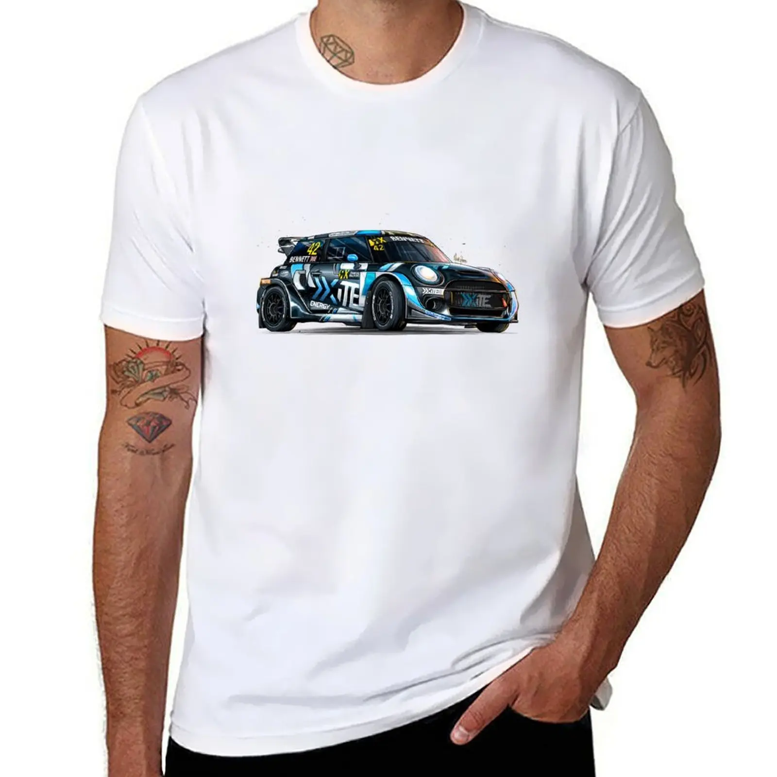 

Oliver Bennet's Rallycross Car T-Shirt cotton t shirts man 100% t shirt men 100% cotton luxury brand T-Shirt