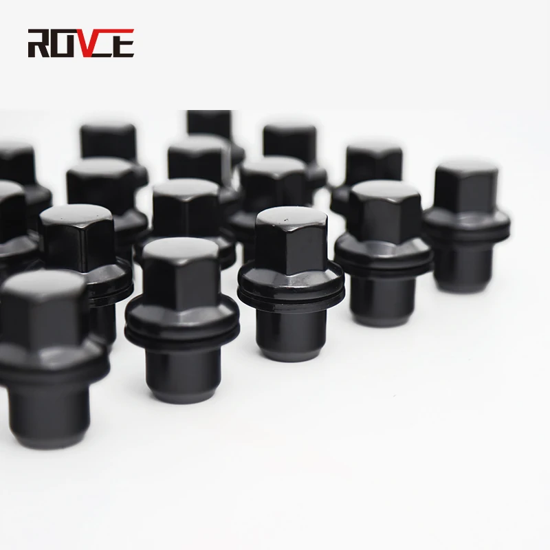 ROVCE 21mm Car Wheel Nut Caps Hub Screw Cover For Range Rover Sport/Vogue/Evoque/Discovery 5 /Defender Car Exterior Decoration