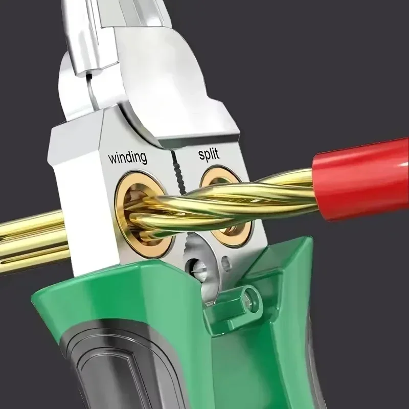 8 in 1 Wire Stripping Pliers Multifunction Electrician Cable Stripper Cutting Splitting Repair Hand Tools Pliers